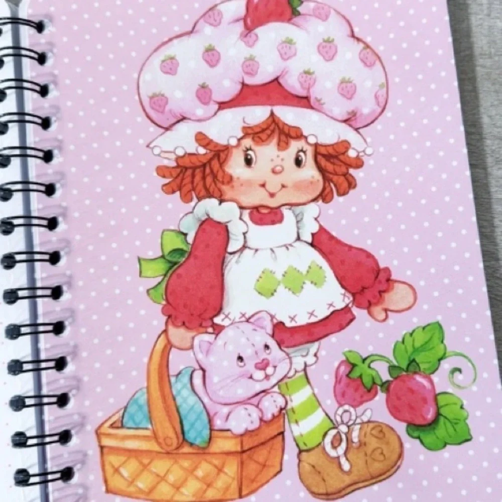 🍓 Strawberry Shortcake Tabbed Journal Notebook